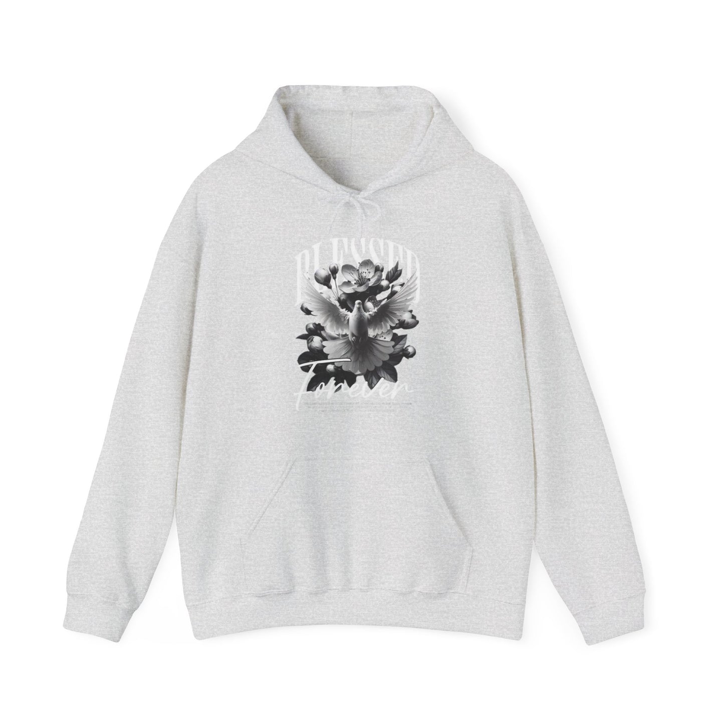 Vintage Floral Graphic Unisex Hooded Sweatshirt