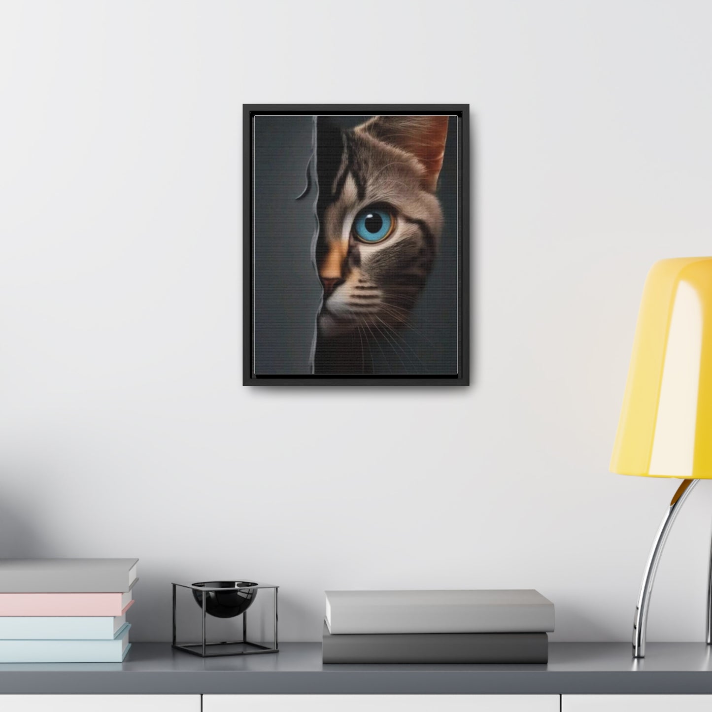 Cat Lovers Art Gallery Canvas Wraps, Vertical Frame