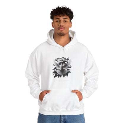 Vintage Floral Graphic Unisex Hooded Sweatshirt