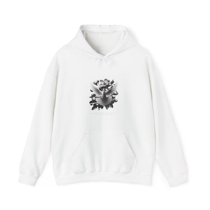 Artistic Unisex Hoodie with Floral Design