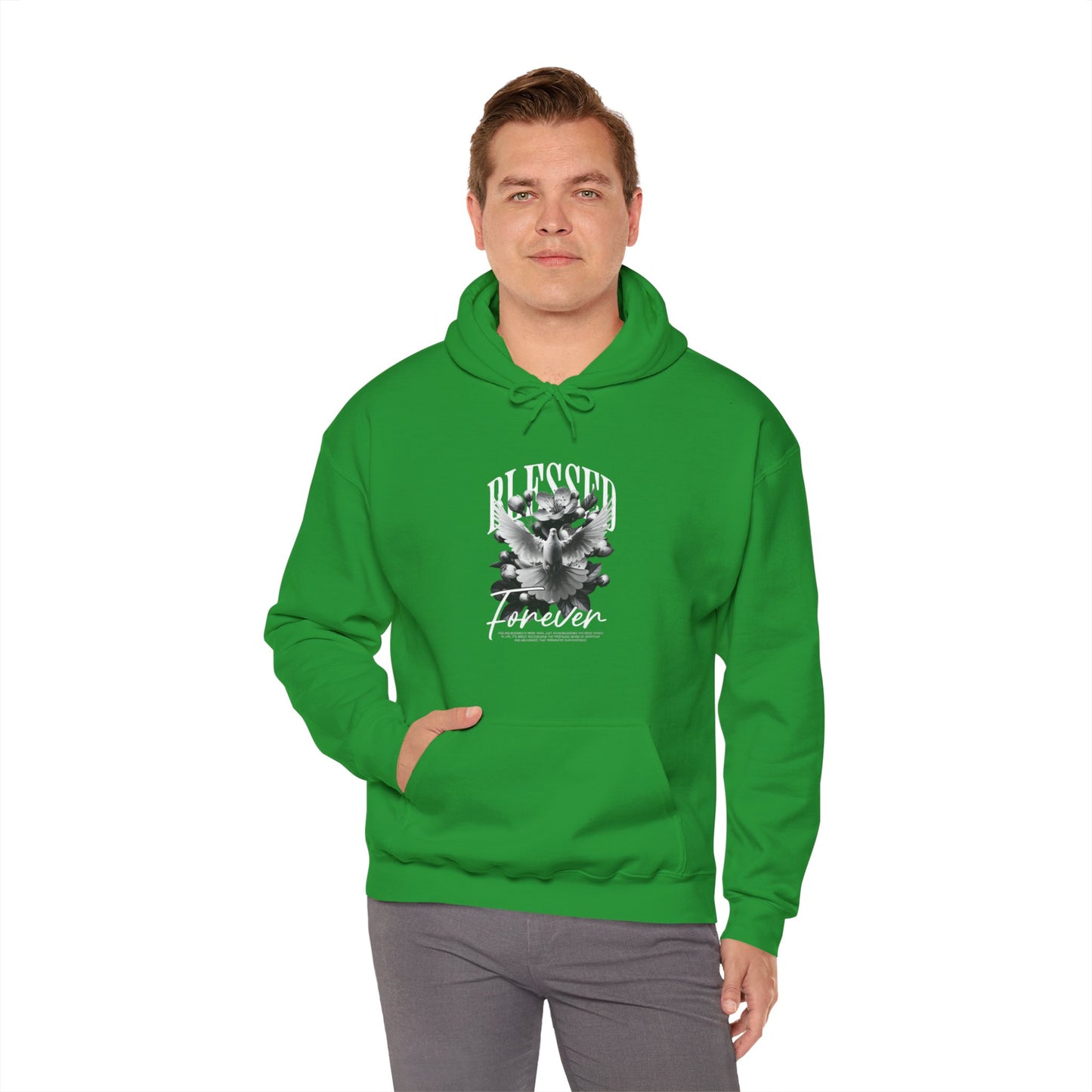 Artistic Unisex Hoodie with Floral Design