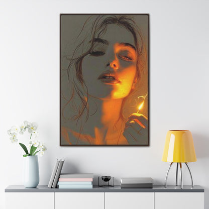 Aesthetic Gallery Canvas Wraps, Vertical Frame