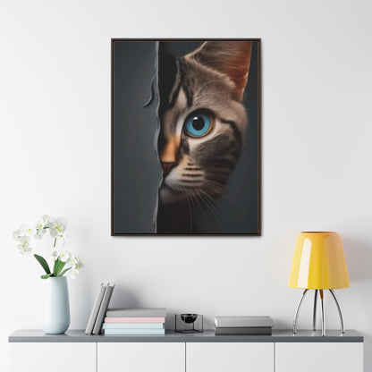 Cat Lovers Art Gallery Canvas Wraps, Vertical Frame