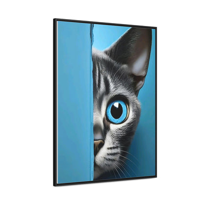 Art Cat Gallery Canvas Vertical Frame