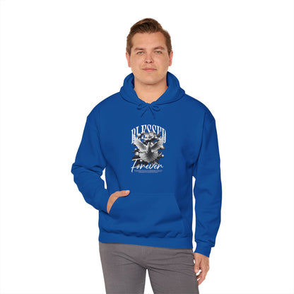 Artistic Unisex Hoodie with Floral Design