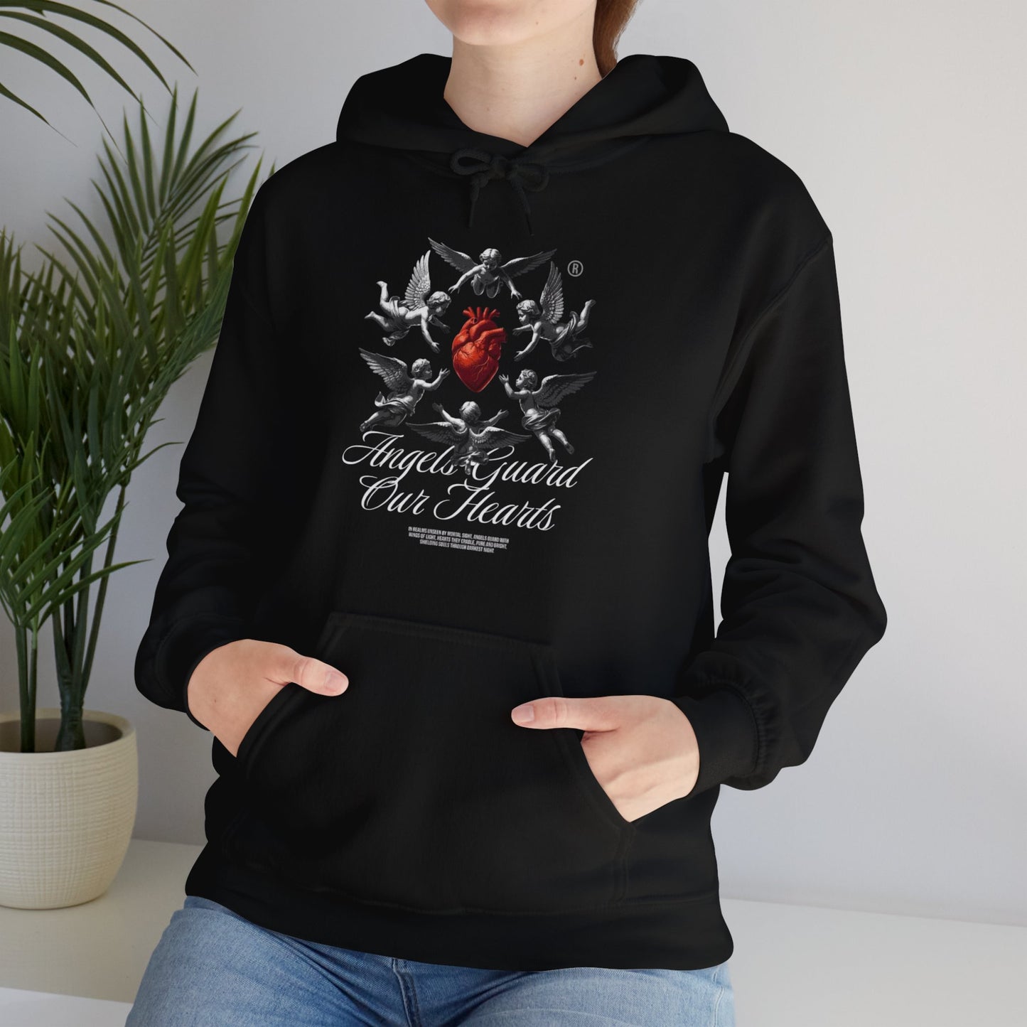 Artistic Heart Hoodie | Unisex Heavy Blend Sweatshirt