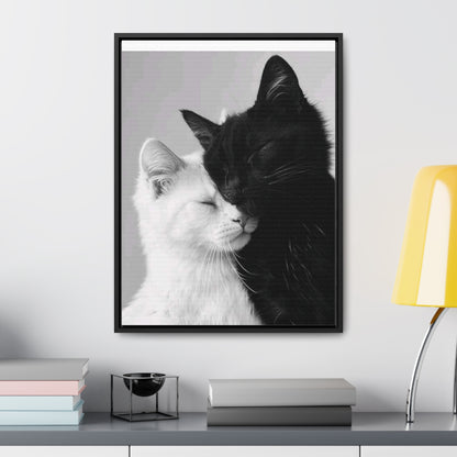 Cat Lovers Art Gallery Canvas Wraps, Vertical Frame