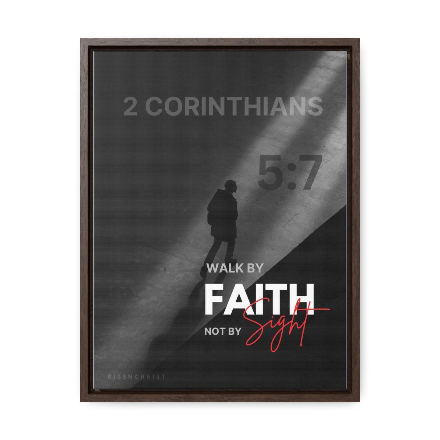 Vertical Frame Canvas Wrap - Bible Verse Gallery