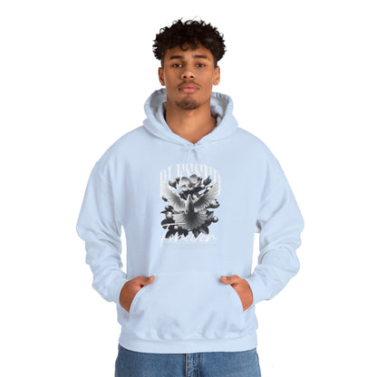 Vintage Floral Graphic Unisex Hooded Sweatshirt