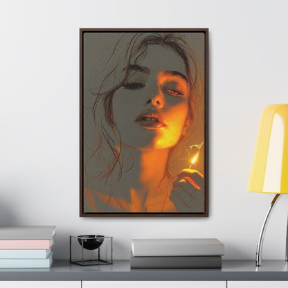 Aesthetic Gallery Canvas Wraps, Vertical Frame