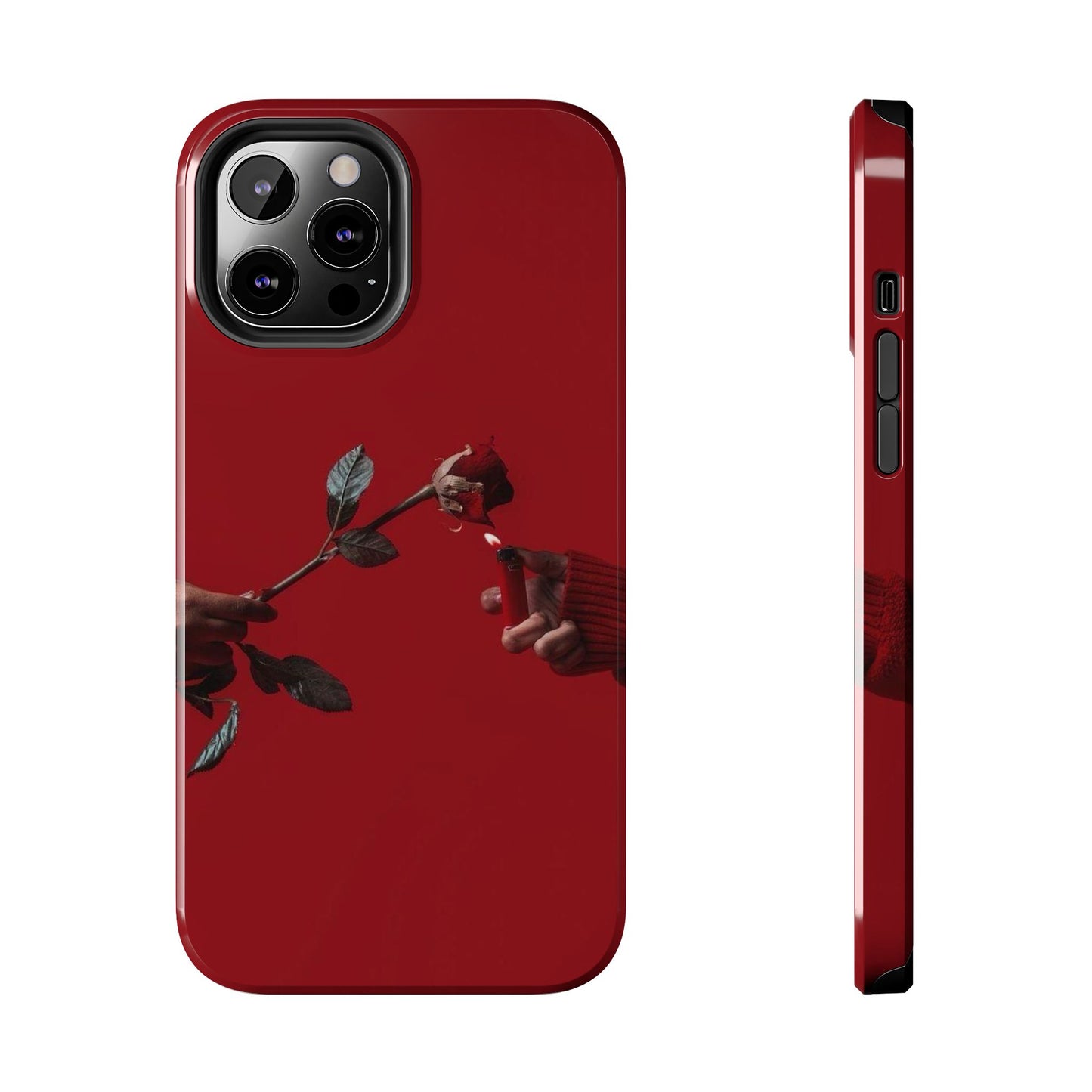 Phone Cases - Burning Roses Design Phone Case