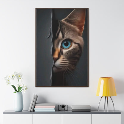 Cat Lovers Art Gallery Canvas Wraps, Vertical Frame