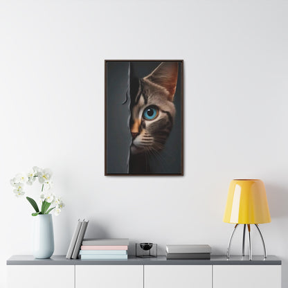 Cat Lovers Art Gallery Canvas Wraps, Vertical Frame