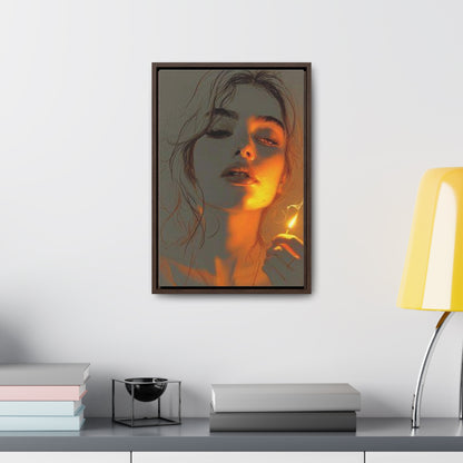 Aesthetic Gallery Canvas Wraps, Vertical Frame