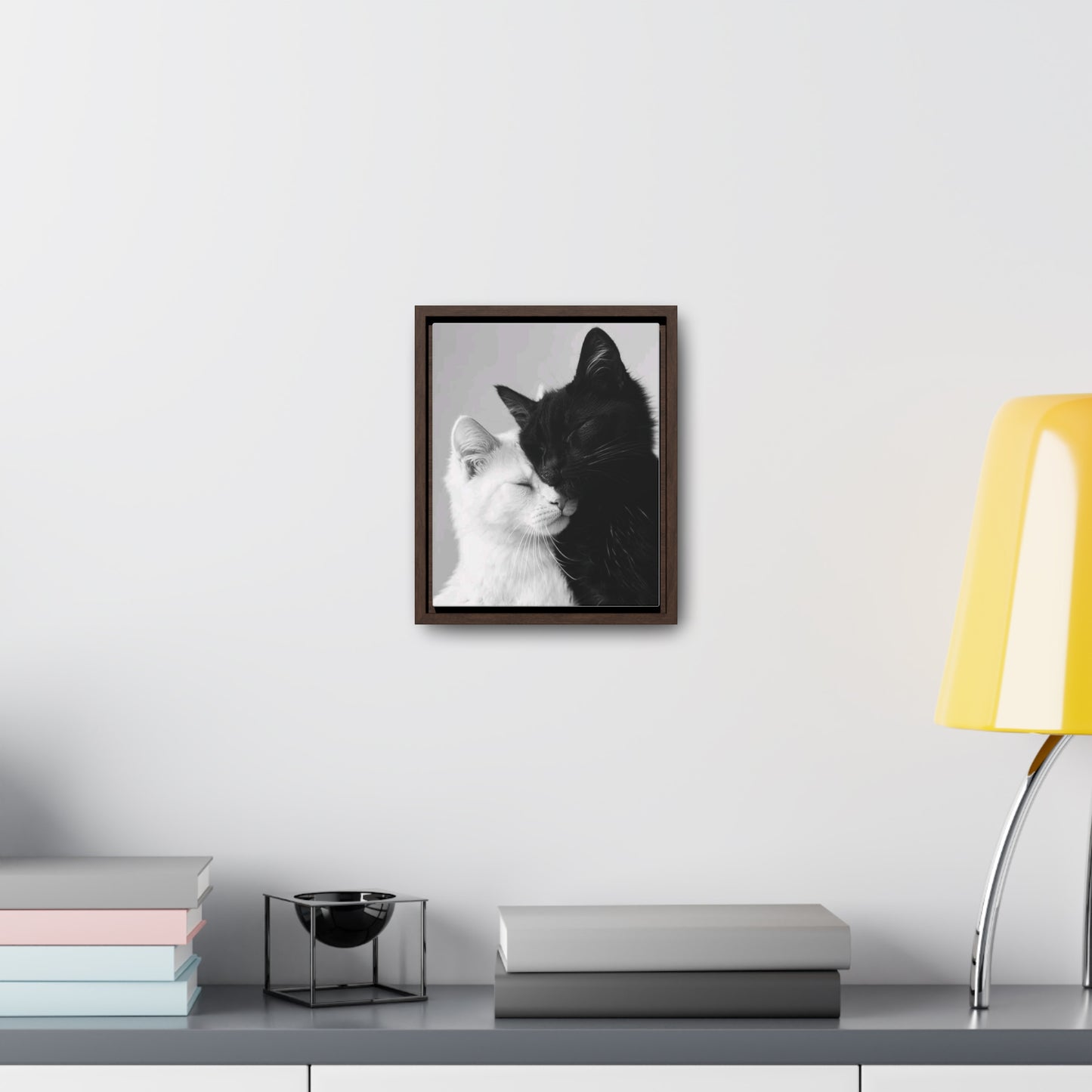 Cat Lovers Art Gallery Canvas Wraps, Vertical Frame