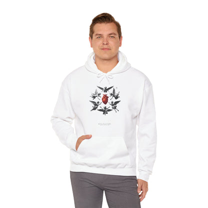 Artistic Heart Hoodie | Unisex Heavy Blend Sweatshirt