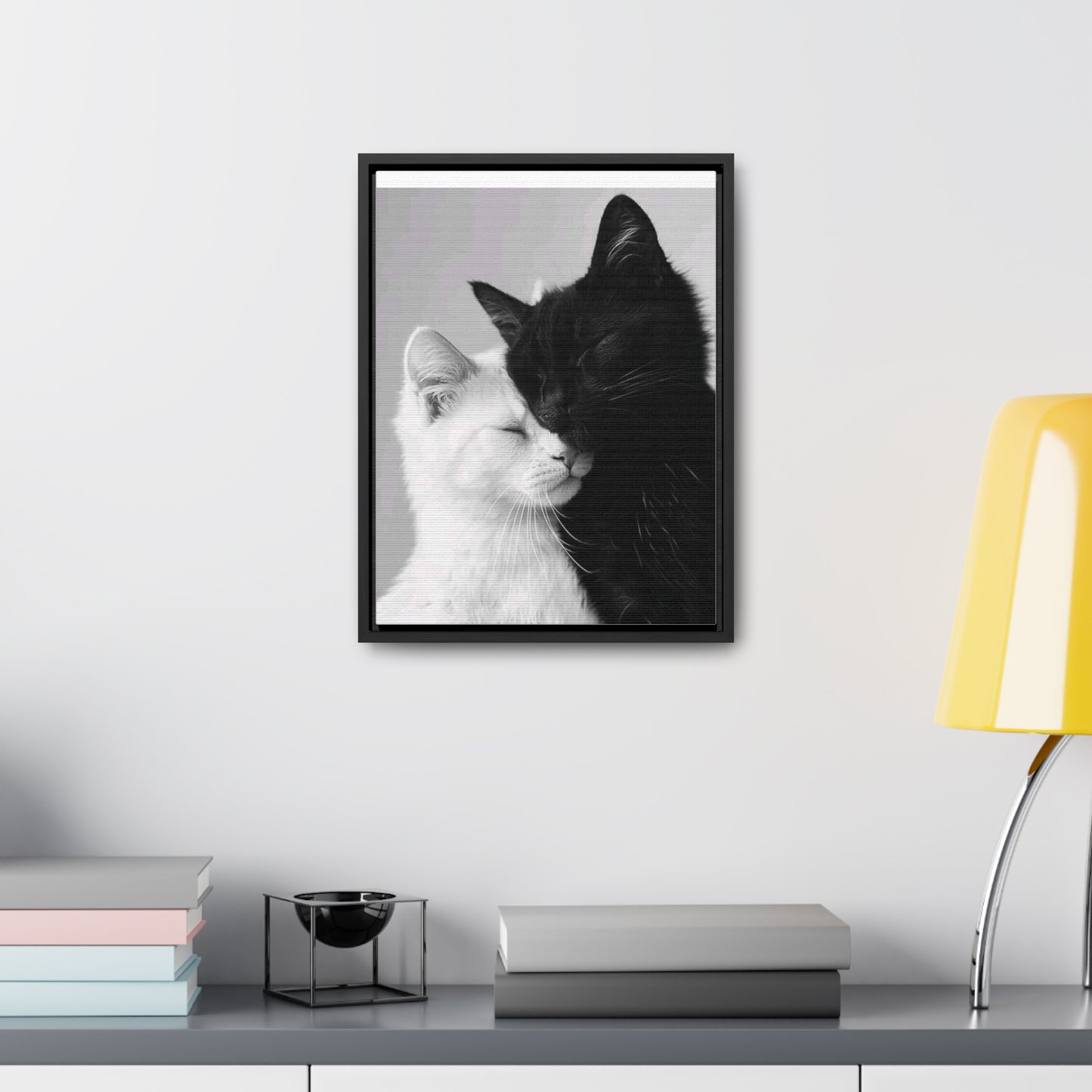 Cat Lovers Art Gallery Canvas Wraps, Vertical Frame