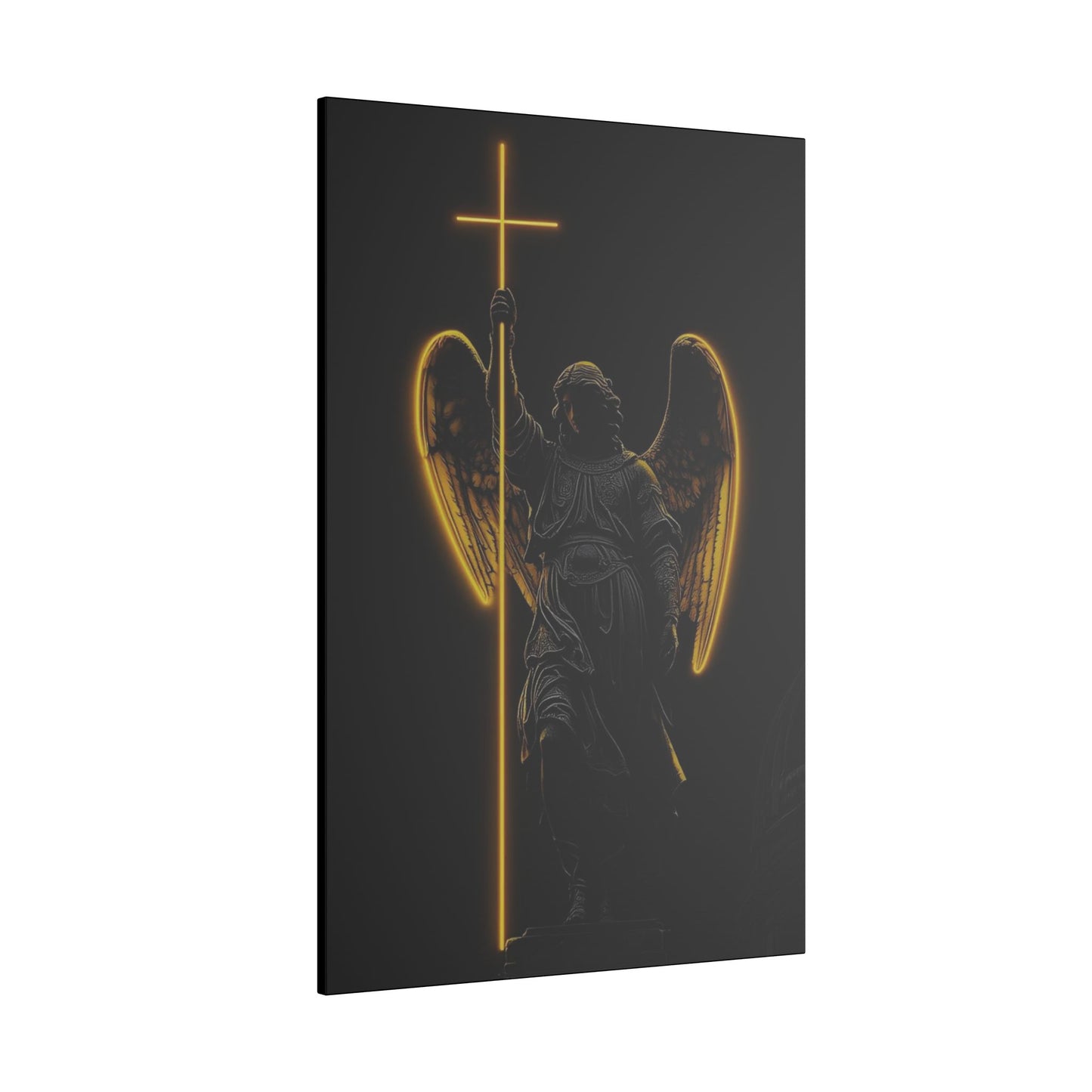 Angel of Light Canvas Art – Stretched Matte Wall Decor for Spiritual Spaces